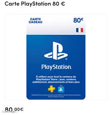 Carte PSN